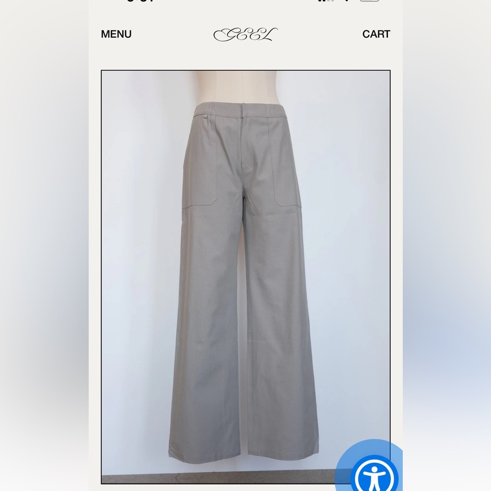 Geel Cotton Everything Pants